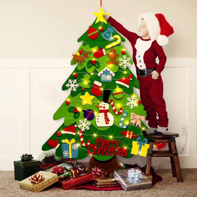 Montessori Weihnachtsbaum aus Filz