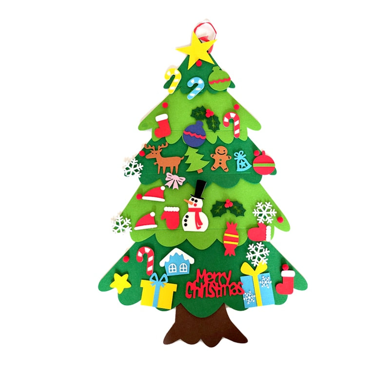Montessori Weihnachtsbaum aus Filz